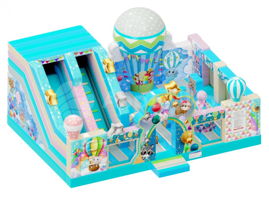 Надувной батут Путешествие 2.0 площадью около 75 м²