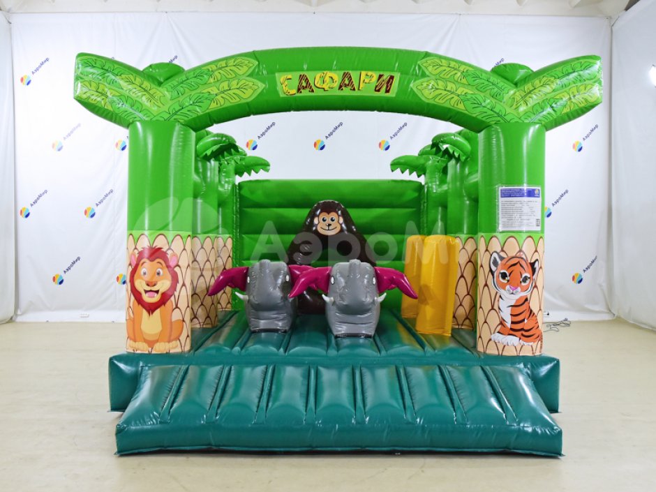 Надувной батут Сафари — небольшой, коммерческий на 17,5 м²