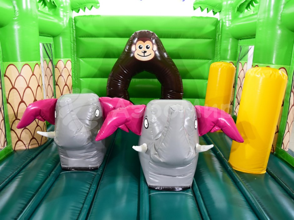 Надувной батут Сафари — небольшой, коммерческий на 17,5 м²