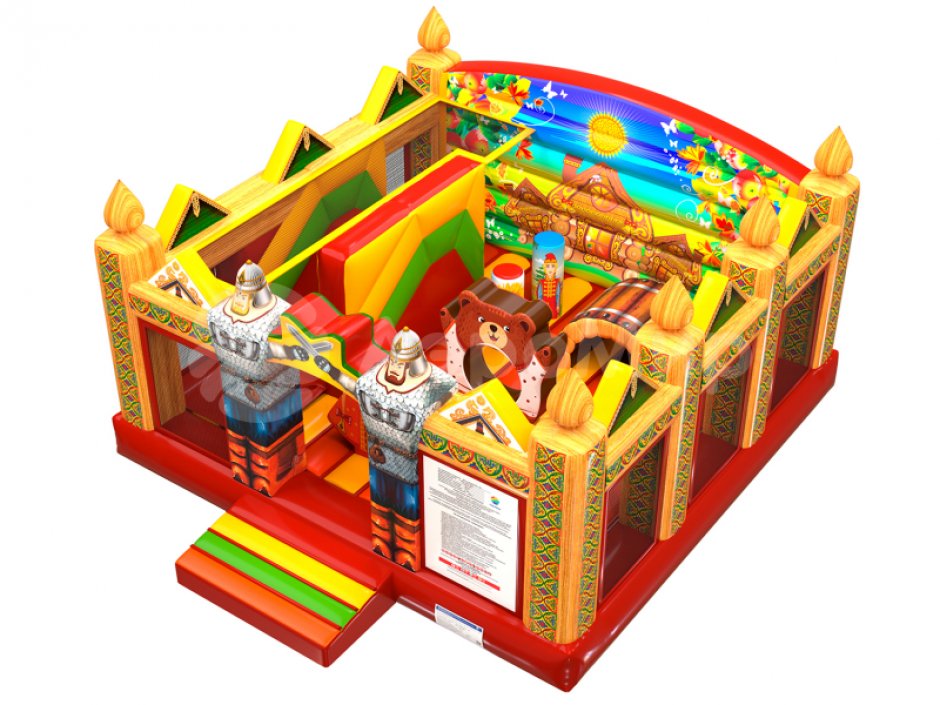 Надувной батут Сказка — авторские надувные батуты на 30 м²