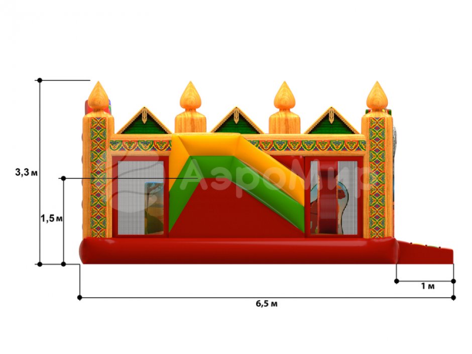 Надувной батут Сказка — авторские надувные батуты на 30 м²