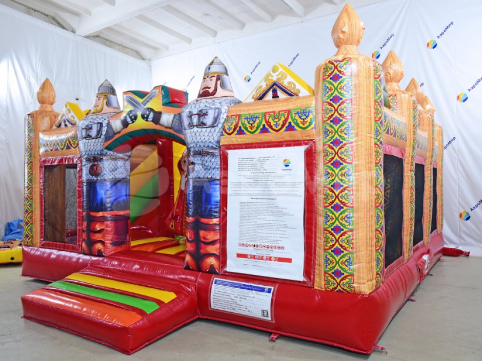 Надувной батут Сказка — авторские надувные батуты на 30 м²