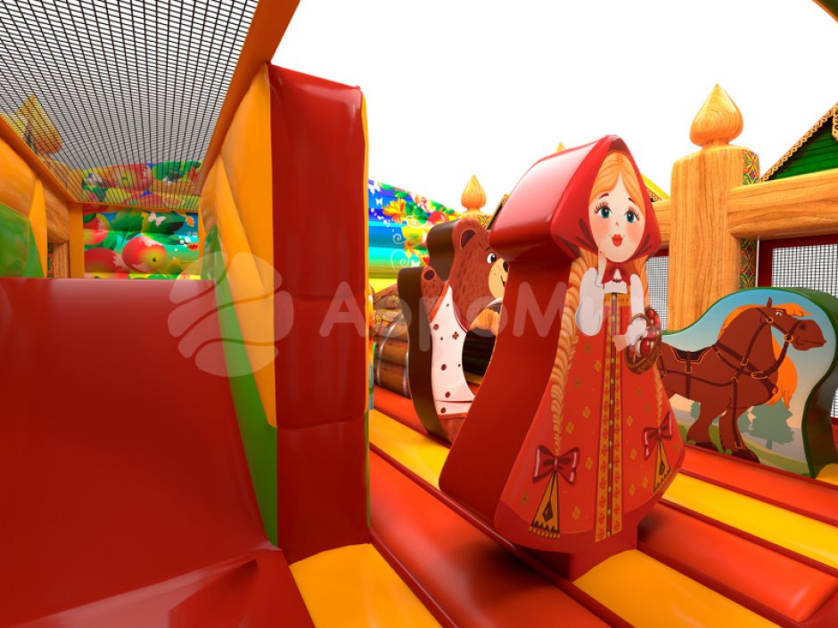 Надувной батут Сказка — авторские надувные батуты на 30 м²