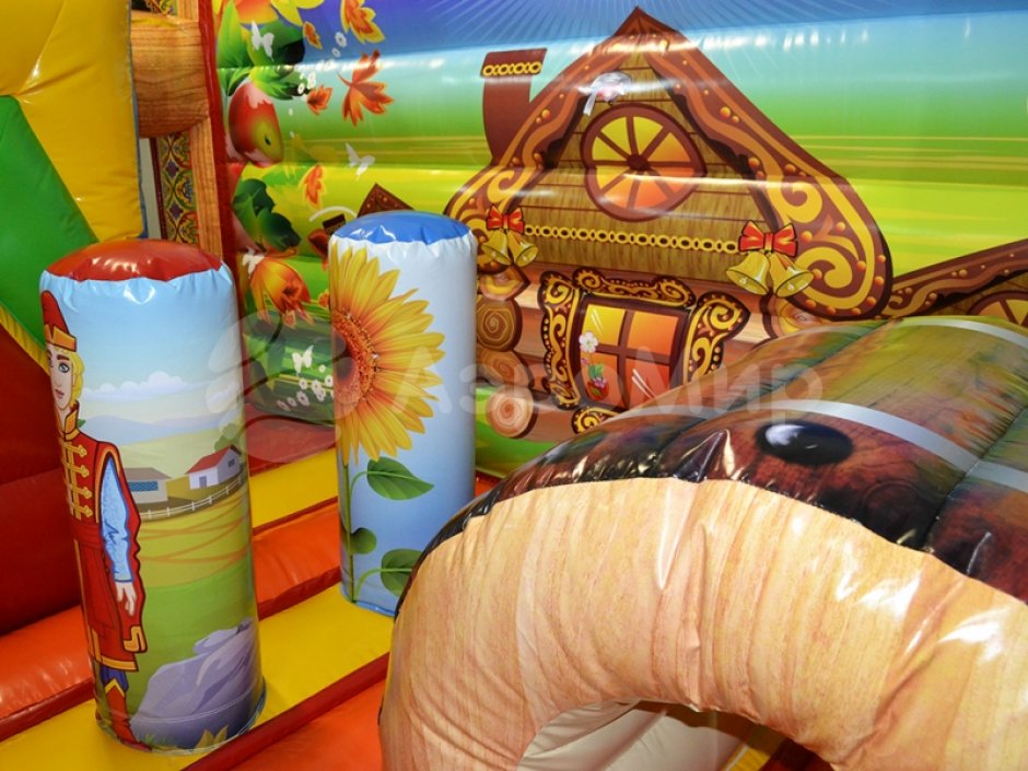 Надувной батут Сказка — авторские надувные батуты на 30 м²