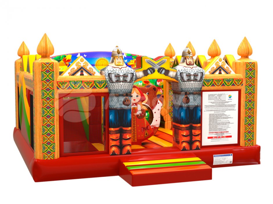 Надувной батут Сказка — авторские надувные батуты на 30 м²