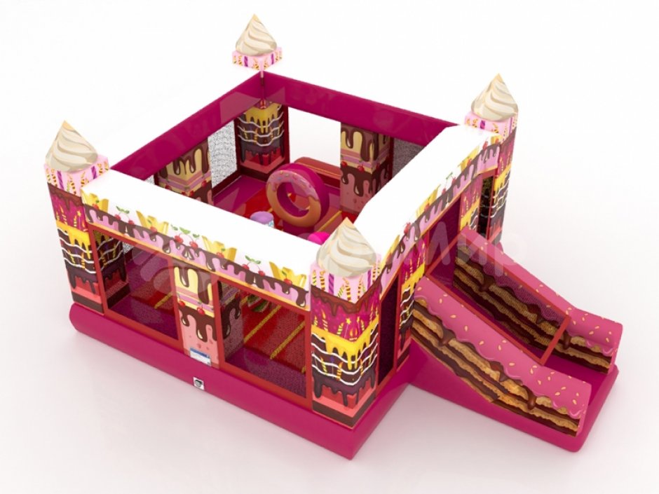 Надувной батут Сластена — детский батут на 16 м² для тематических праздников