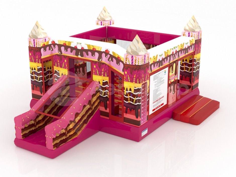 Надувной батут Сластена — детский батут на 16 м² для тематических праздников