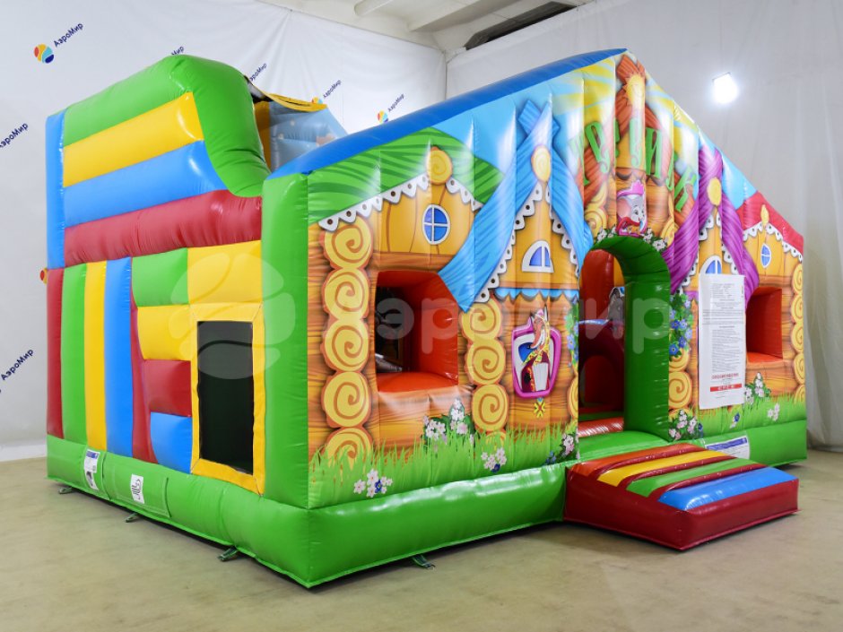 Надувной батут Теремок — небольшой коммерческий аттракцион на 27 м²
