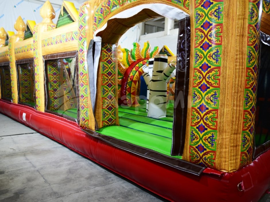 Большой надувной батутный комплекс Змей Горыныч