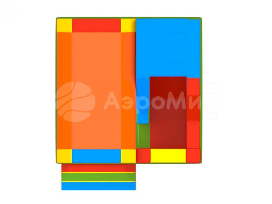 Надувной батут вечеринка — коммерческий надувной батут с крышей на ~25 м²