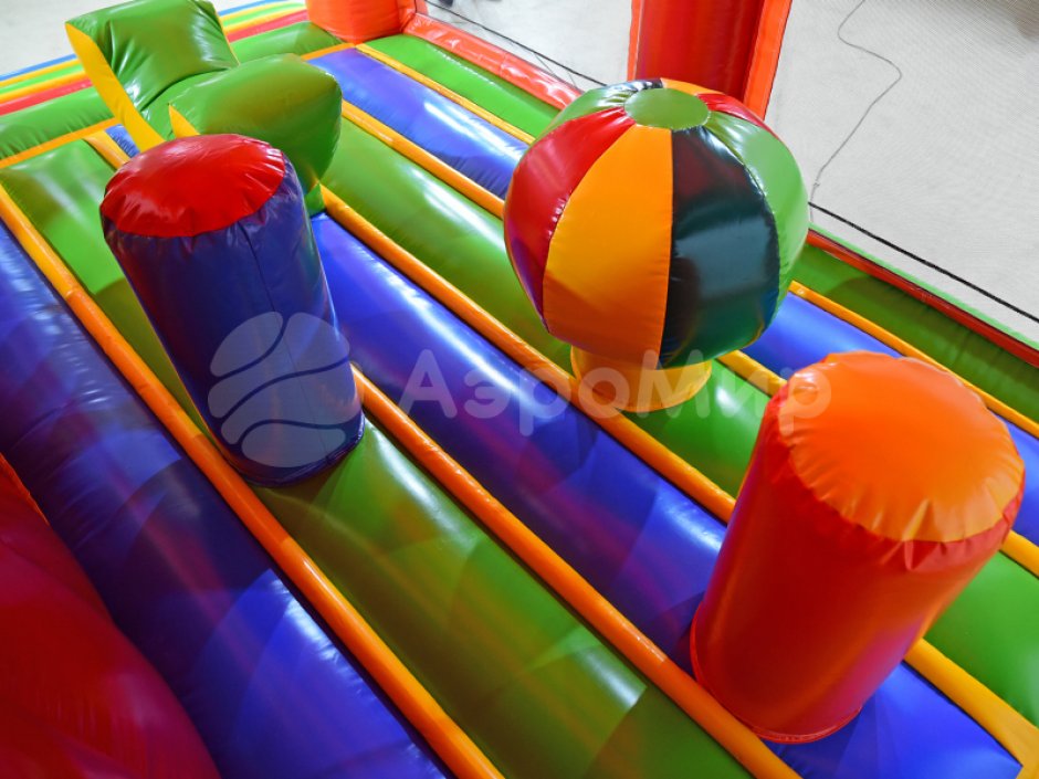 Надувной батут вечеринка — коммерческий надувной батут с крышей на ~25 м²