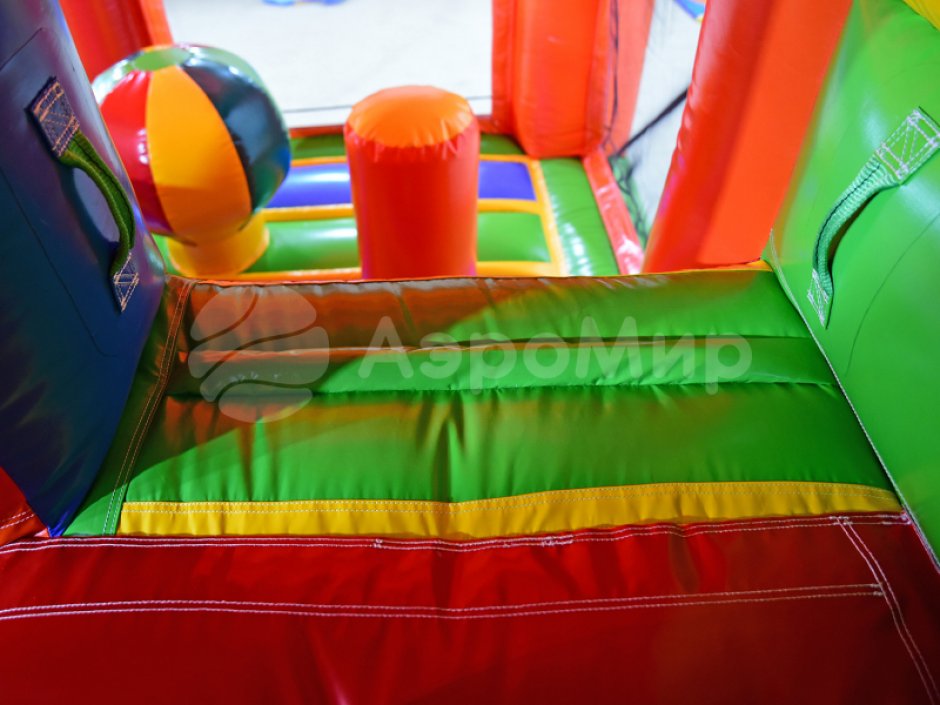 Надувной батут вечеринка — коммерческий надувной батут с крышей на ~25 м²