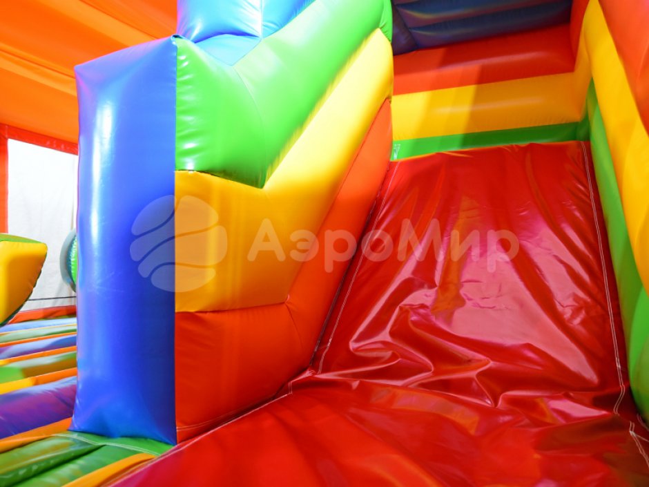 Надувной батут вечеринка — коммерческий надувной батут с крышей на ~25 м²