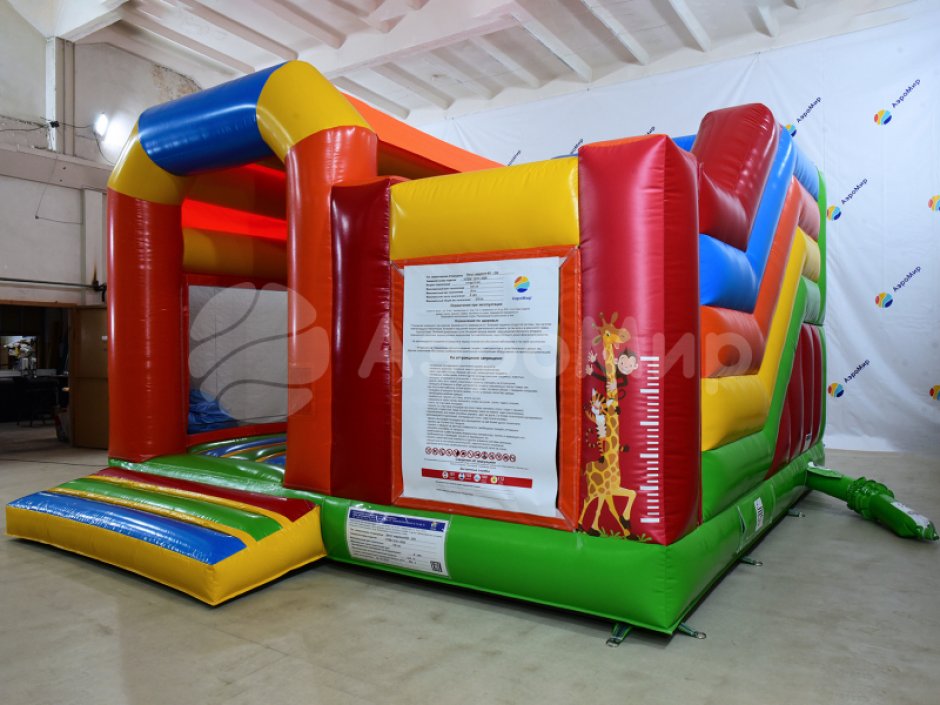 Надувной батут вечеринка — коммерческий надувной батут с крышей на ~25 м²