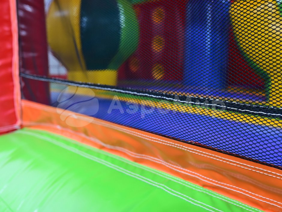 Надувной батут вечеринка — коммерческий надувной батут с крышей на ~25 м²