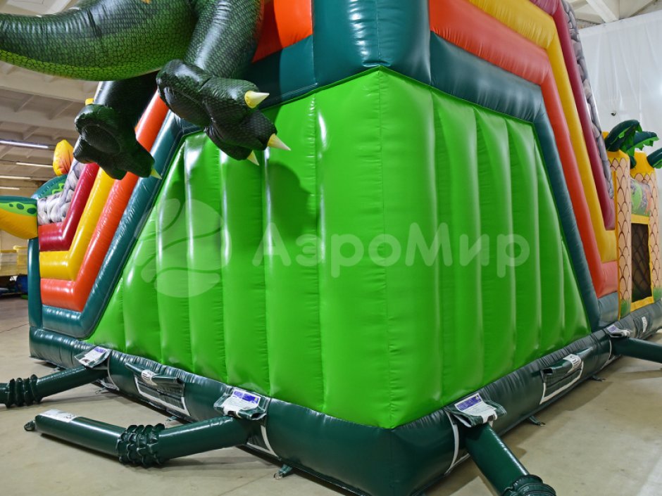 Надувной батут Затерянный мир — авторский коммерческий надувной батут на 40 м²