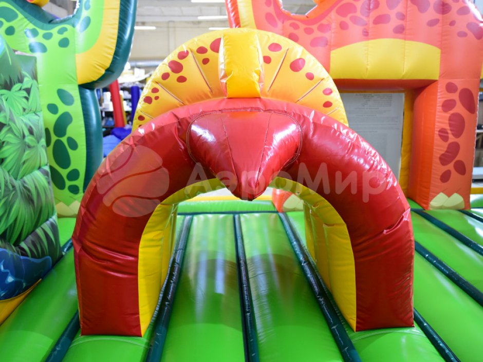 Надувной батут Затерянный мир — авторский коммерческий надувной батут на 40 м²