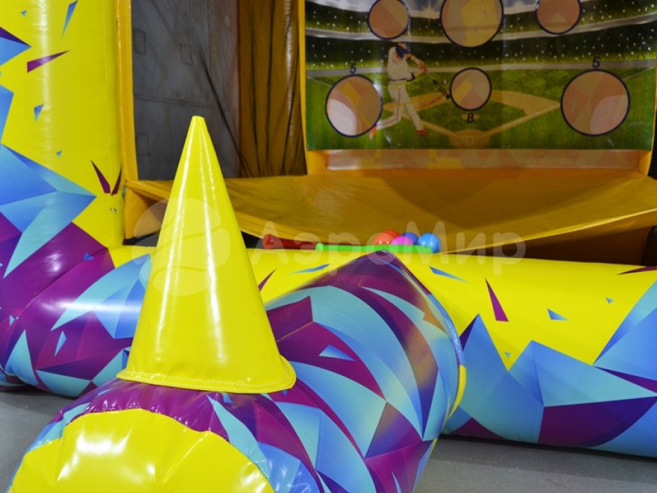 3 в кубе — игровой аттракцион бейсбол, крестики-нолики и дартс