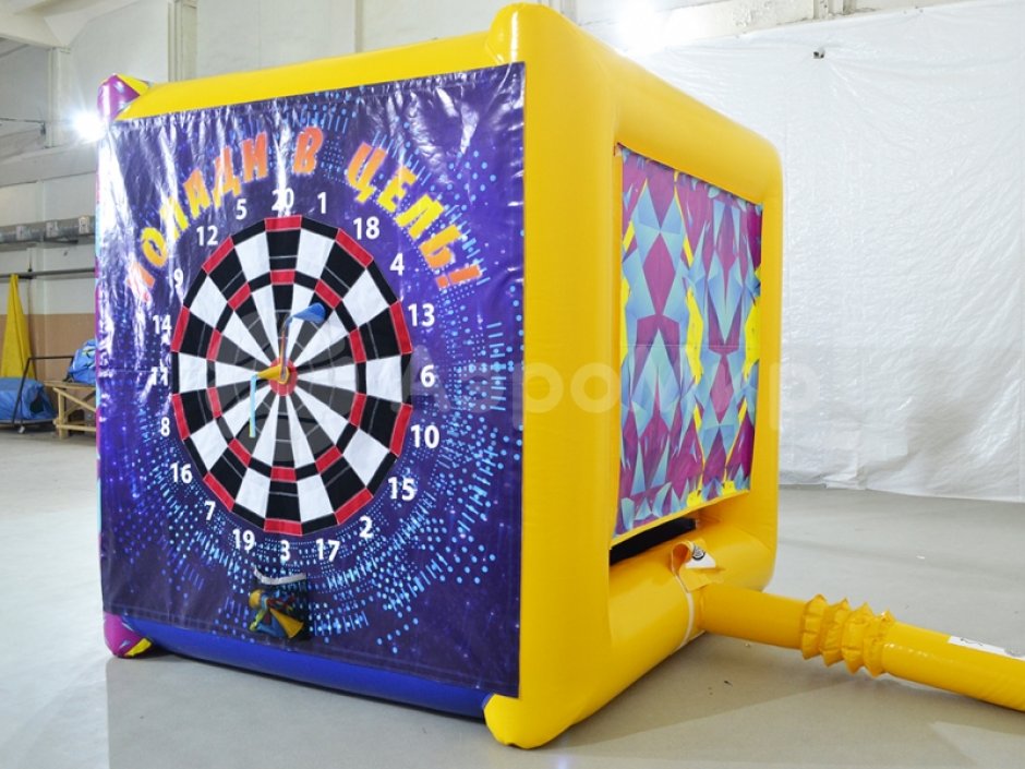 3 в кубе — игровой аттракцион бейсбол, крестики-нолики и дартс