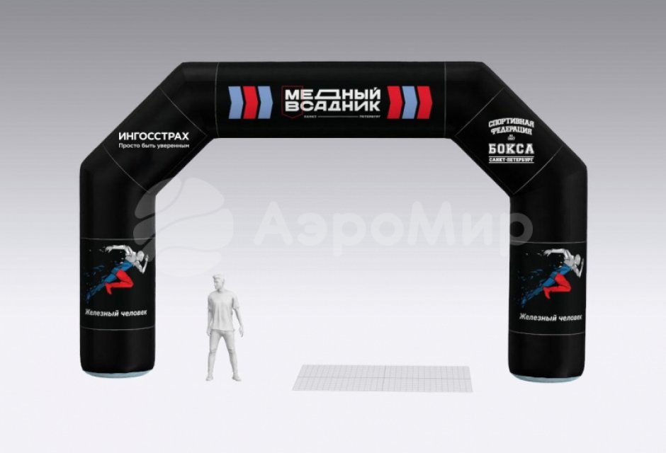 Баннер на скосе на липе