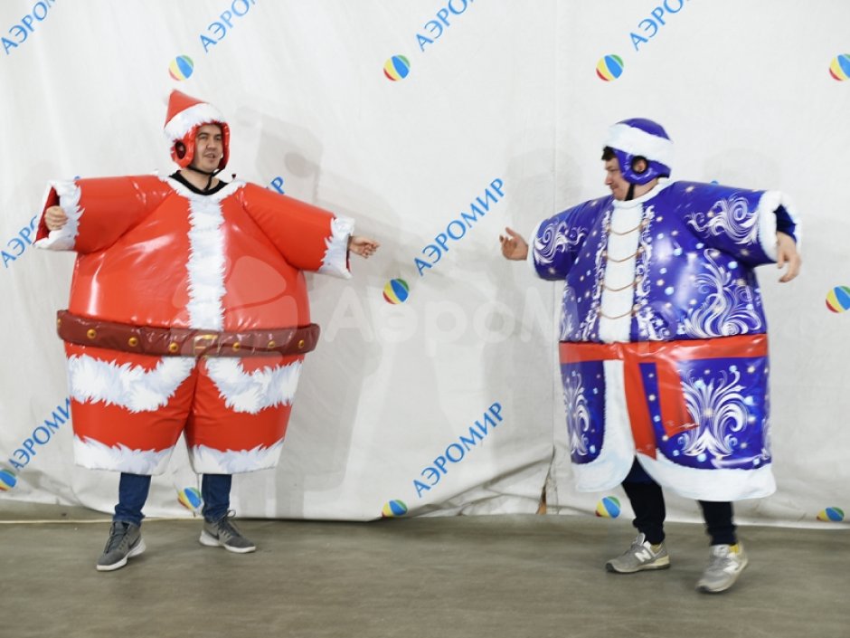 Битва Санты и Деда Мороза — игровой реквизит к новогодним играм и развлечениям