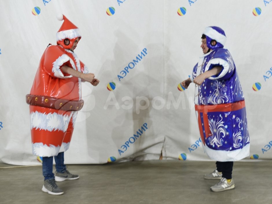 Битва Санты и Деда Мороза — игровой реквизит к новогодним играм и развлечениям