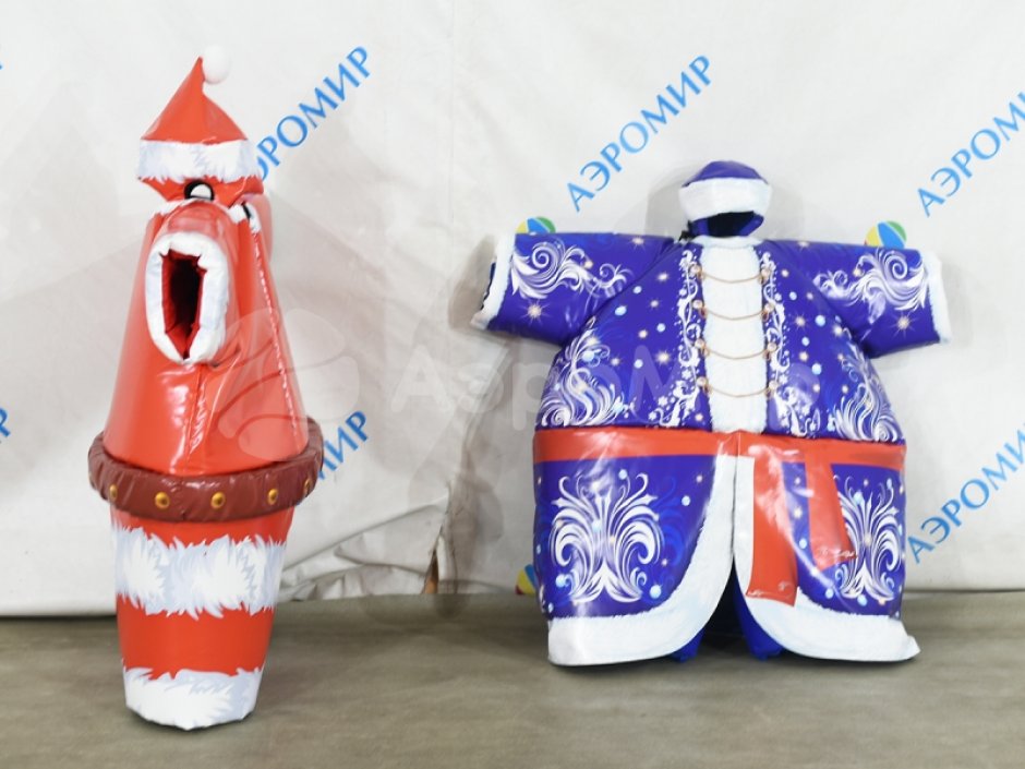 Битва Санты и Деда Мороза — игровой реквизит к новогодним играм и развлечениям