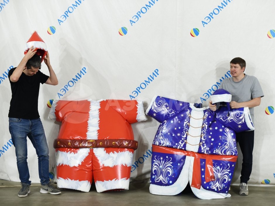 Битва Санты и Деда Мороза — игровой реквизит к новогодним играм и развлечениям