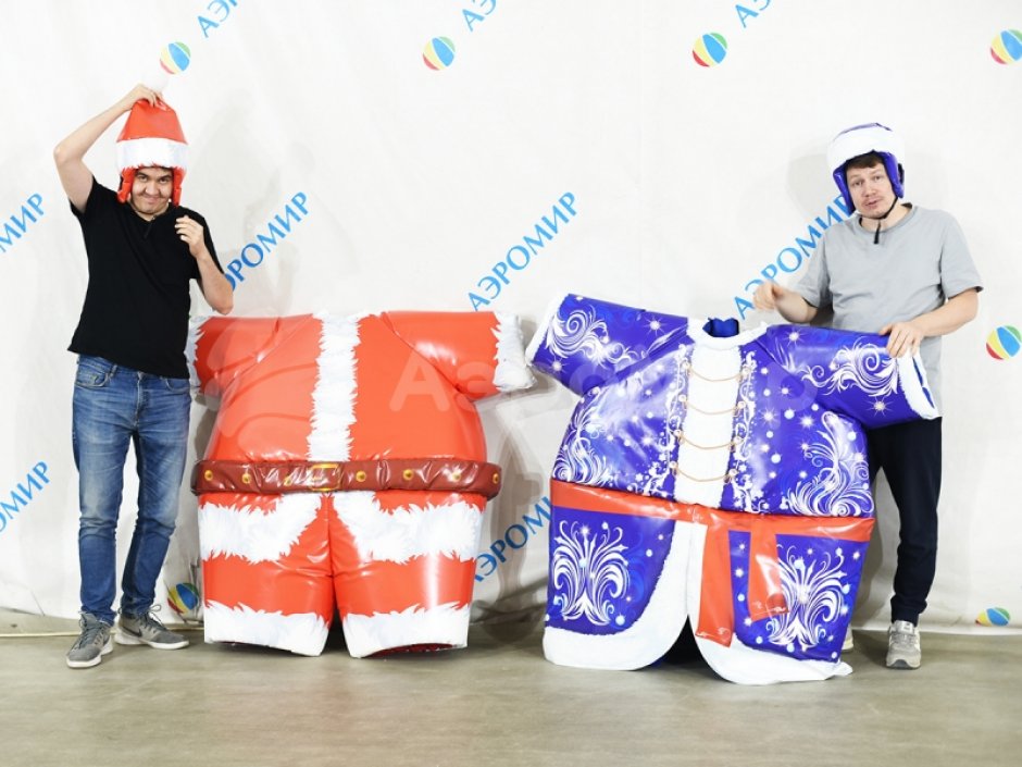 Битва Санты и Деда Мороза — игровой реквизит к новогодним играм и развлечениям