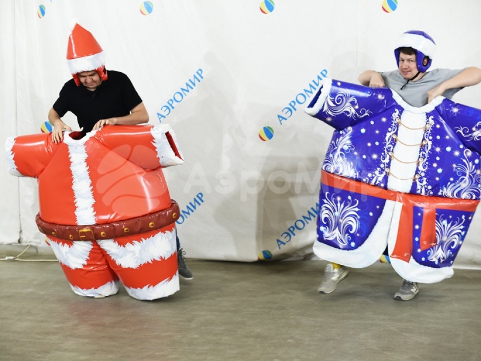 Битва Санты и Деда Мороза — игровой реквизит к новогодним играм и развлечениям