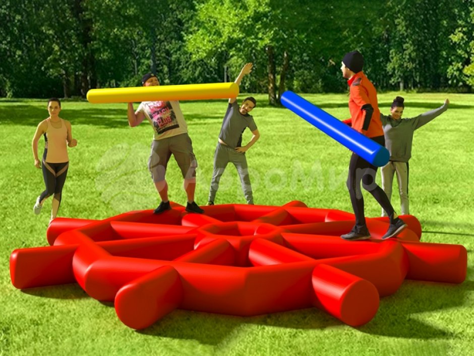 Битва на штурвале — командный аттракцион на силу и ловкость