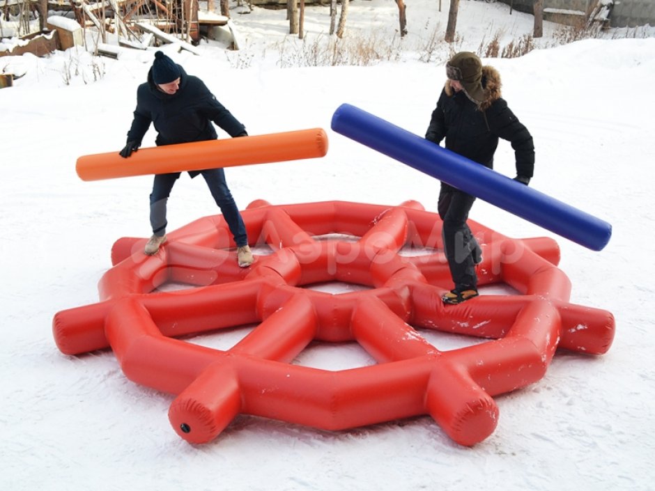 Битва на штурвале — командный аттракцион на силу и ловкость