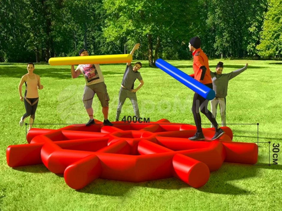 Битва на штурвале — командный аттракцион на силу и ловкость