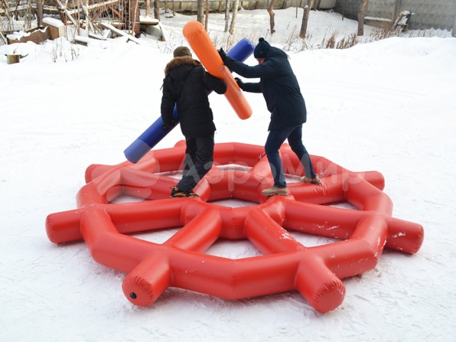 Битва на штурвале — командный аттракцион на силу и ловкость