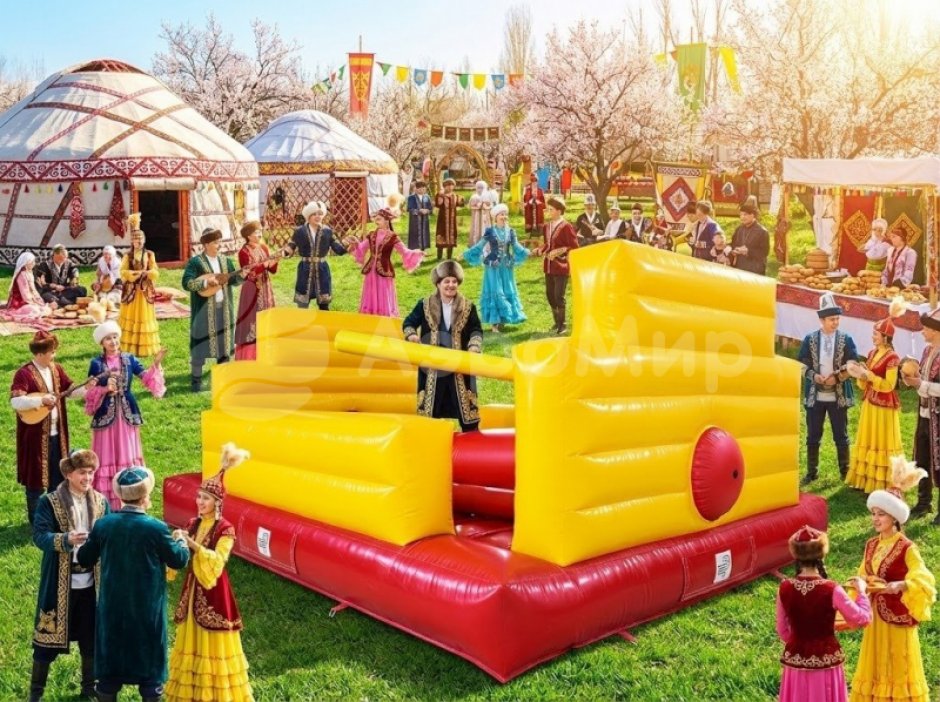 Бой на бревне Наурыз