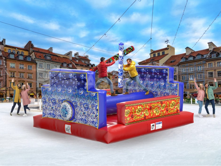 Бой на бревне — командный аттракцион на два участника