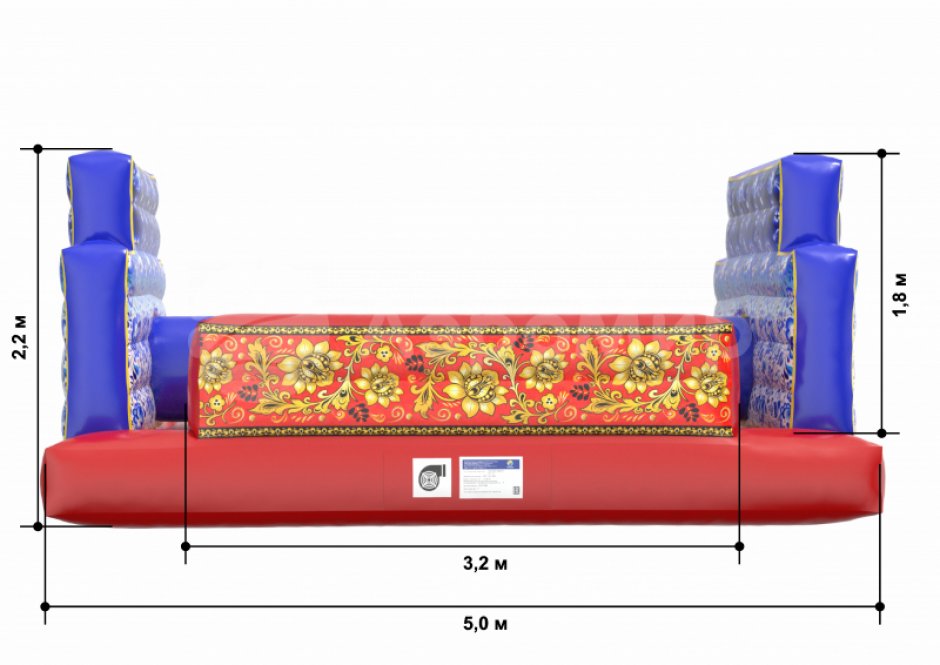 Бой на бревне — командный аттракцион на два участника