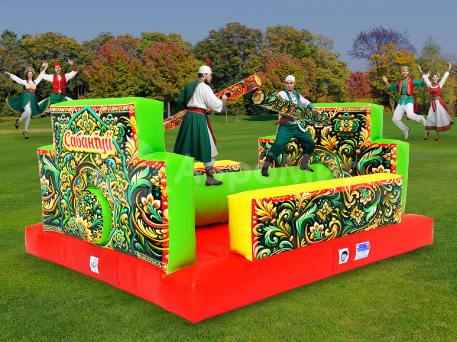 Бой на бревне — командный аттракцион на два участника