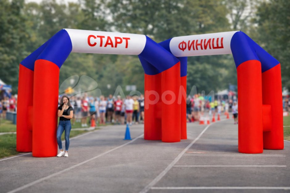 Большая надувная арка на 4х опорах для вашего праздника
