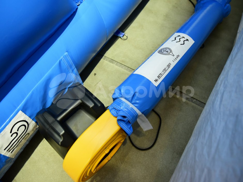 Большая фантазия — надувной батут площадью 110 м²