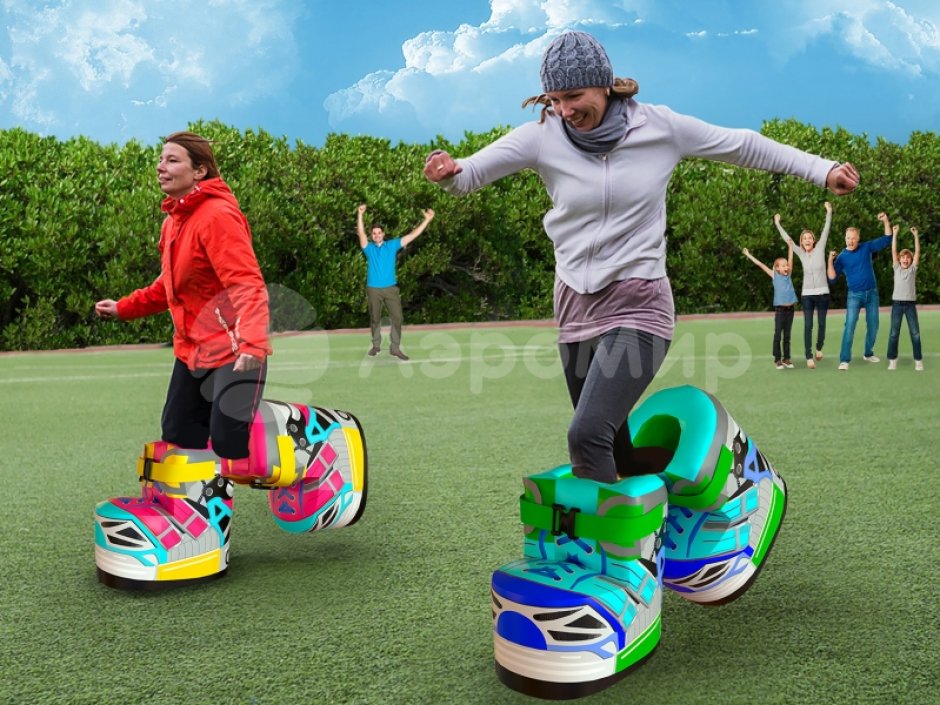 Гигантские ботинки — для эстафет, конкурсов и веселых забегов