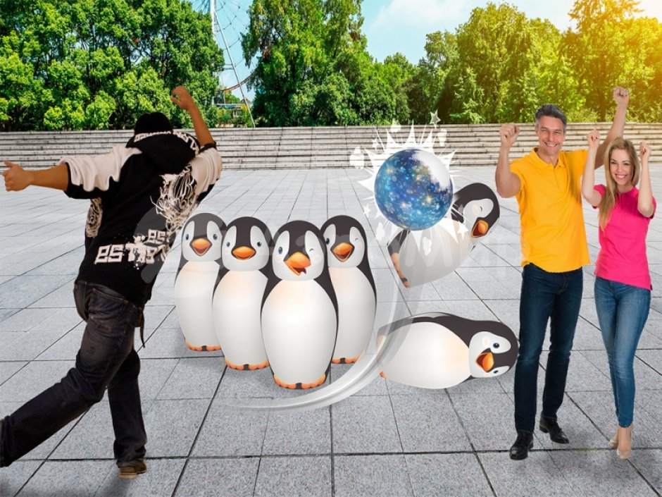 Надувные кегли Антарктида