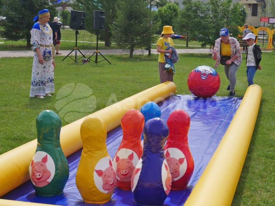 Детский мягкий боулинг