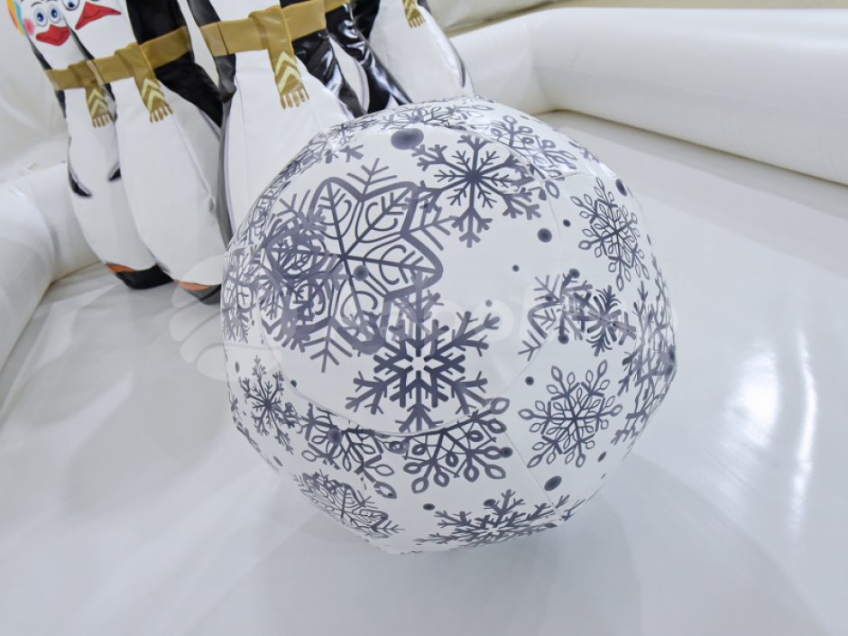 Надувной боулинг Пингвины