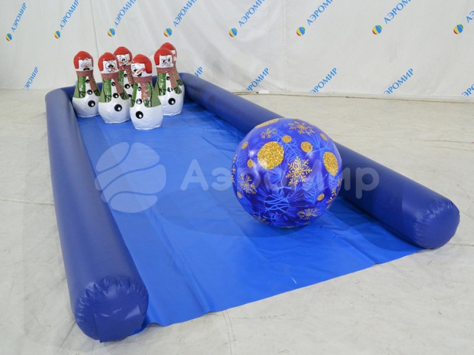 Надувной боулинг Снеговики (не использовать, смотреть id 58)