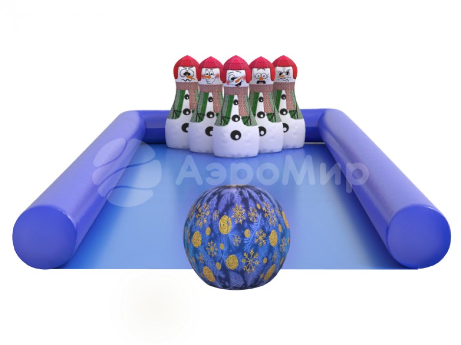 Надувной боулинг Снеговики (не использовать, смотреть id 58)