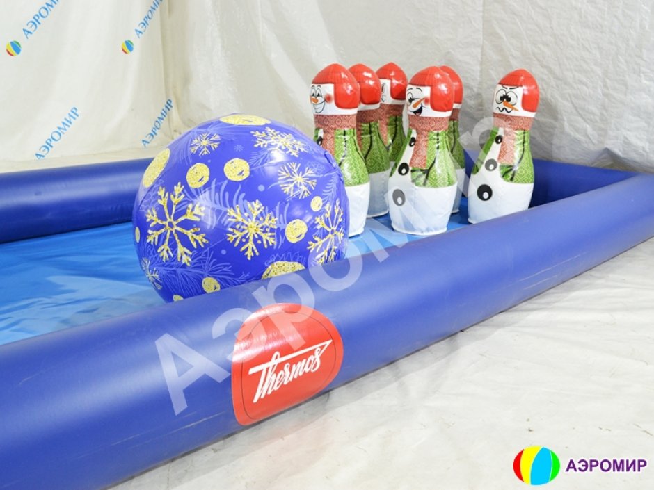 Надувной боулинг Снеговики (не использовать, смотреть id 58)