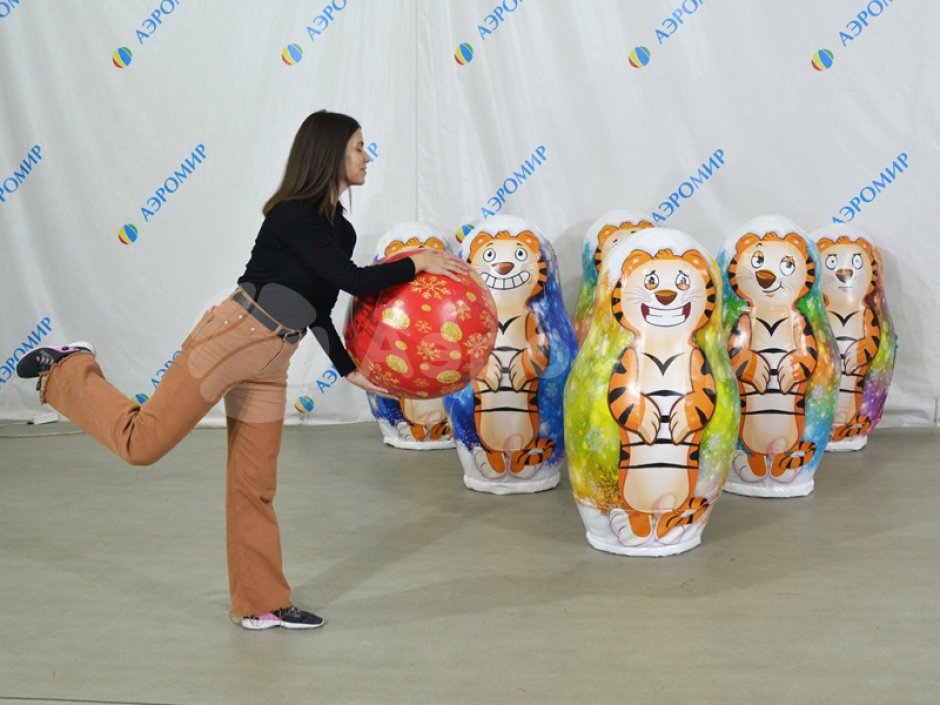 Надувные кегли Тигрули