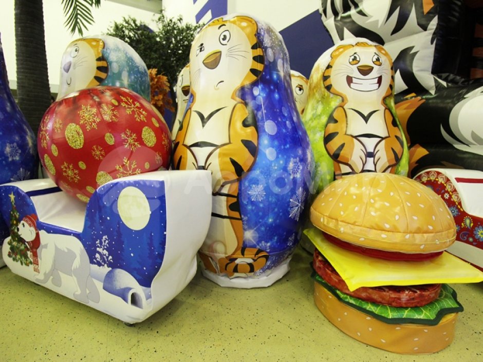 Надувные кегли Тигрули