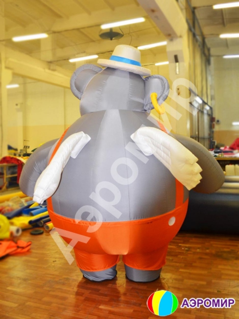 Надувной костюм Слона для рекламы